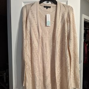 Love Ellie cream Duster Cardigan